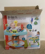 Infantino 2-in-1 Sit, Spin & Stand Entertainer - 360 Seat and Activity Table