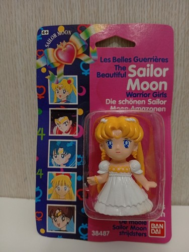 Official Sailor Moon Warrior Girls Deformed Figures Bandai 1992 Princess Uniform