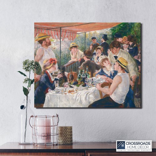 Famous Art Prints, Fine Art Prints on Canvas, Luncheon of the Boating Party - Picture 5 of 12