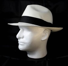 GENUINE ECUADOR MONTECRISTI" PANAMA HAT " - 100 HANDMADE WITH TOQUILLA STRAW