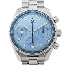 OMEGA Speedmaster 38 Co-Axial 324.30.38.50.03.001 Unisex Blue Stainless #W1759