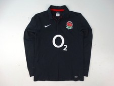 England Away Rugby Shirt Jersey Trikot 2011 2012 Nike S Longsleeve