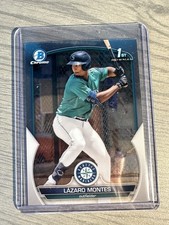 2023 Bowman Baseball Lazaro Montes 1st Bowman Chrome Refractor BCP-58 Prospect