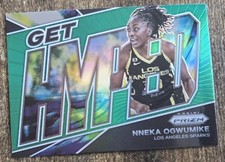 2022 Panini Prizm WNBA - Get Hyped Nneka Ogwumike #8 Green Prizm