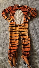 Child Tiger Halloween Costume Outfit Sz 3-4T.. Head Piece Missing