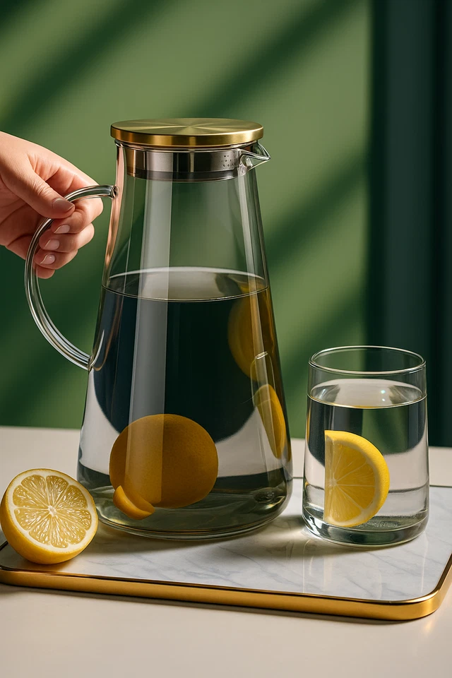 Remolino de agua HEXAGON Hexagon 3.0 + jarra de vidrio Borsolik - Imagen 4 de 4