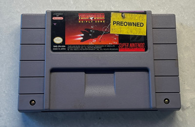 Turn and Burn: No-Fly Zone (Super Nintendo Entertainment System, 1994)TESTED