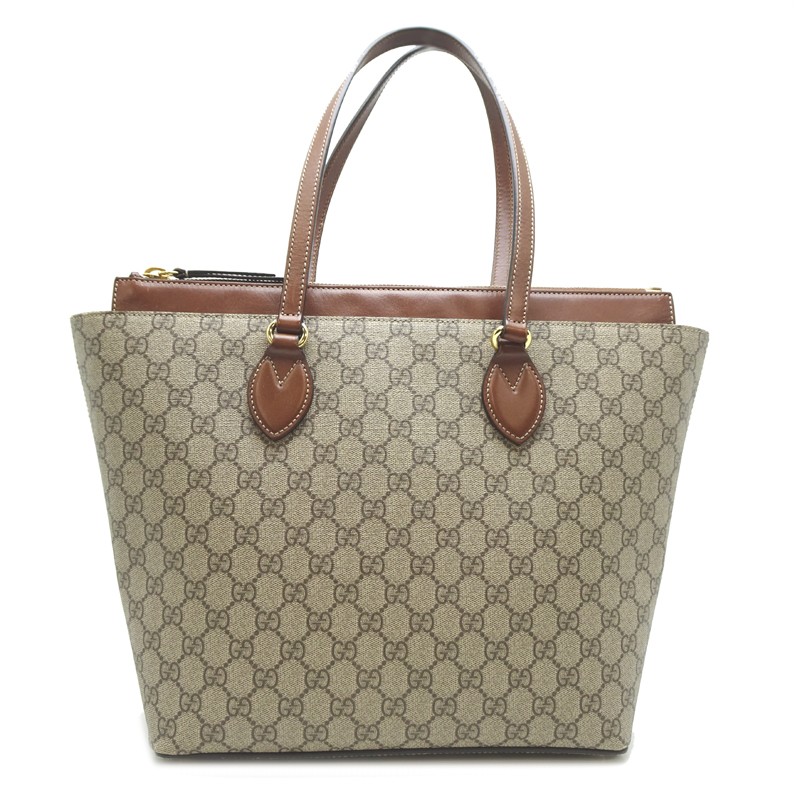 Gucci GG Supreme Beige Shoulder Tote Bag 415721 Dh84853