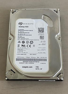 GENUINE Seagate Desktop HDD Barracuda ST1000DM003 1TB 3.5'' 7200RPM SATAIII - 1TB