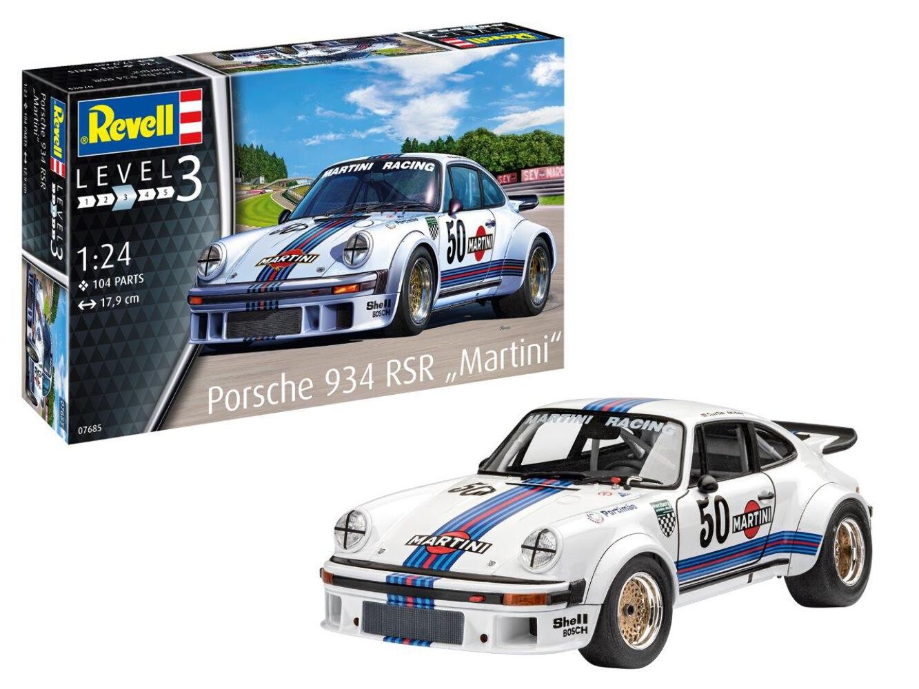 Revell 07685 1:24 Porsche 934 RSR ""Martini""