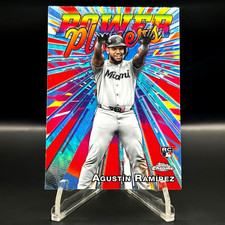 2025 Topps Chrome Update AGUSTIN RAMIREZ #PP-29 RC Power Players Refractor