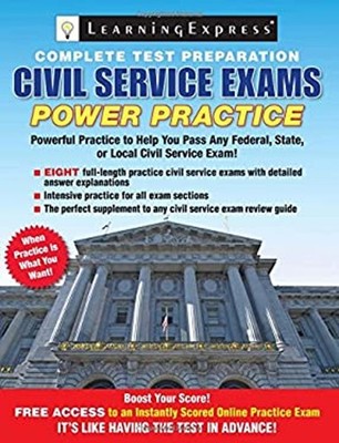 Civil Service Exams : Power Practice Paperback Learning Express E