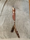 Beautiful Custom Made Buck Horn fixed blade knife with leather sheath — photo 1