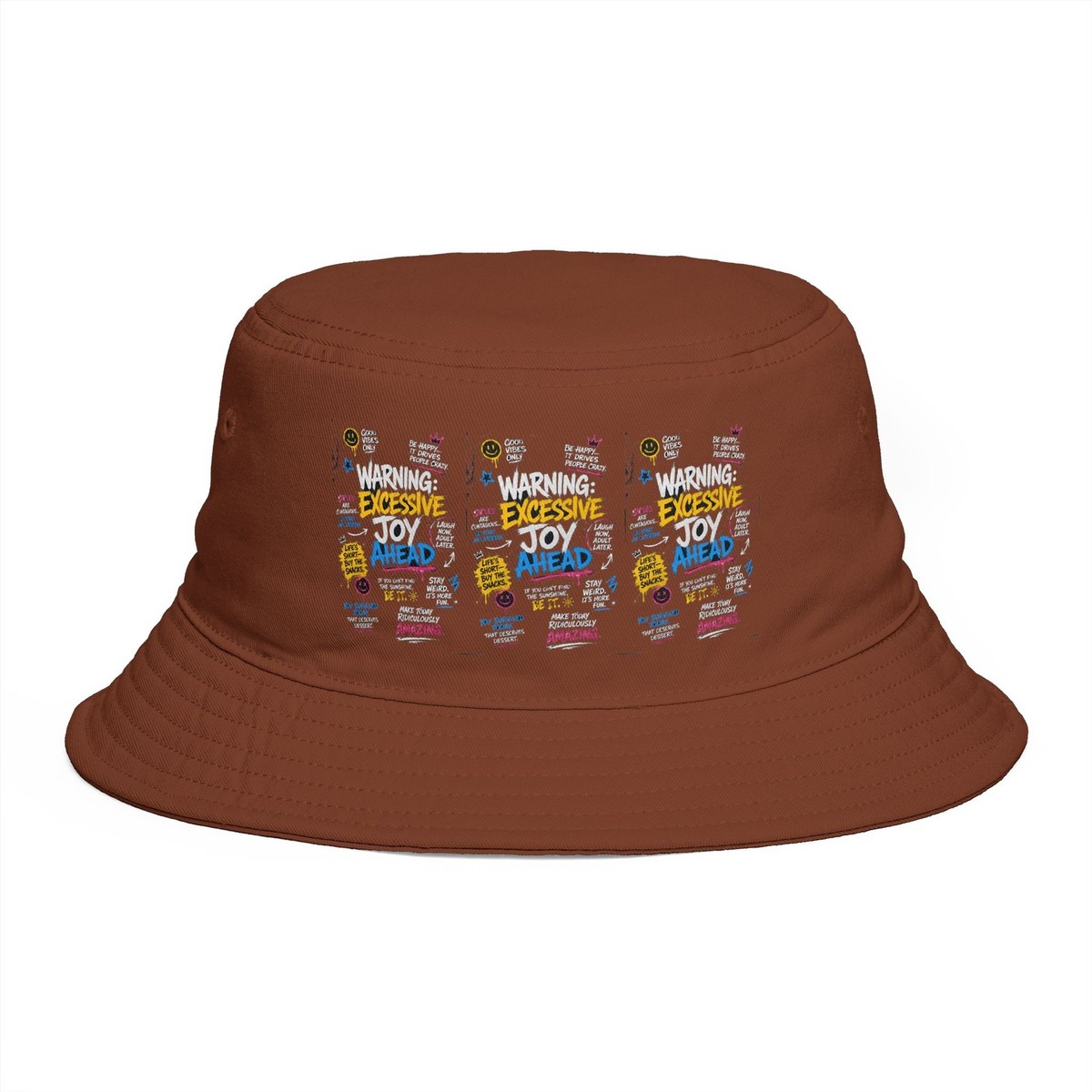 Warning: Excessive Joy Ahead Bucket Hat | Retro Comic Pop Art | eBay