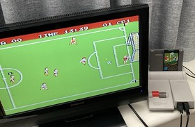 NES ~ SOCCER ~ Nintendo Game 3 Screw NES-SC-GBR Game Cart Only Pal