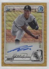 2020 Bowman Draft Chrome Picks Gold Wave Refractor 32/50 Adisyn Coffey Auto 04tz