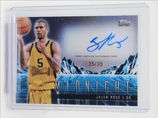 JALEN ROSE 2023-24 TOPPS MIDNIGHT HORIZON MOONRISE #HS-JR AUTO 25/25 Q3753