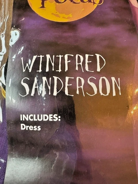 Hocus Pocus Winifred Sanderson Child Halloween Costume XL 14-16 Spirit Halloween - Image 2 of 4