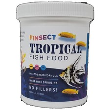 Tropical Fish Food Crumbles for Aquarium Fish Balanced Nutrition 4.4oz