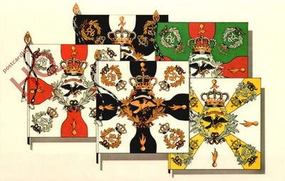 Ansichtskarte; DER SCHWARZE ADLER VON PREUSSEN [INTERREGNUM]