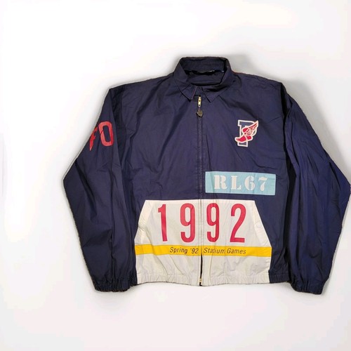 Polo Ralph Lauren Stadium Collection 1992 P-Wing Men’s Windbreaker Jacket XL