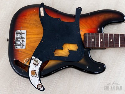 1978 Fender Precision Bass Sunburst Vintage Bass, 100% Original w