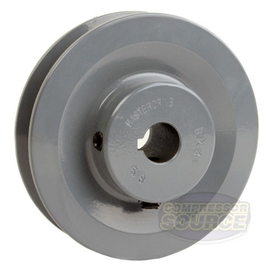 #ad Cast Iron 4quot; Single Groove Pulley V Style B Belt 5L for 5 8 Inch Keyed Shaft $32.95