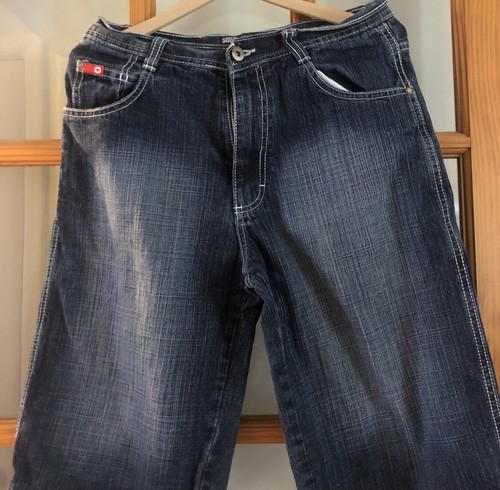 VTG SouthPole Shorts Boys Size 14 Baggy Faded Red Tag Jorts Skater Hip Hop Y2K - Picture 2 of 5