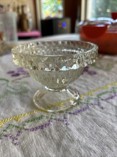 Wikinger Glas Diamond Point klar Feenlampe Kerzenhalter NUR unten