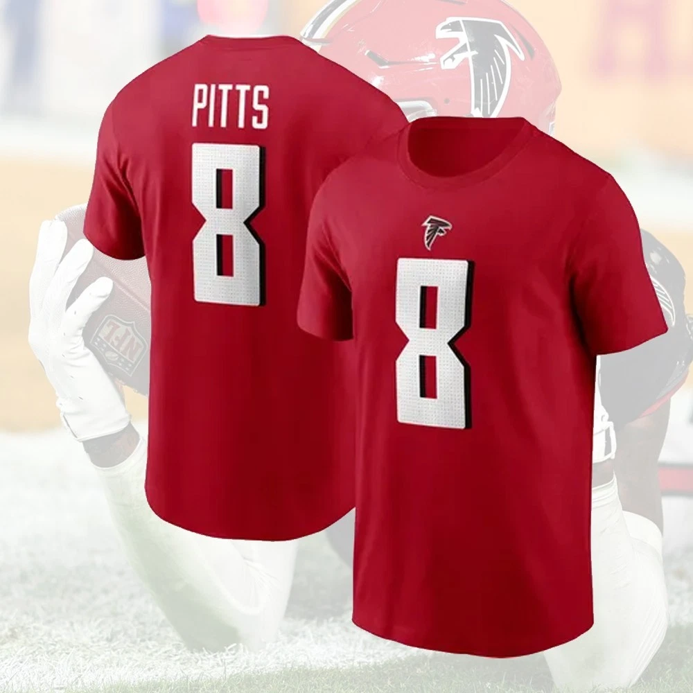 Kyle Pitts #8 Atlanta Name and Number Player 2025 Special For Fan