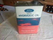 Vintage Empty 1 Gallon Oil Can Ford Nice Lot 26-30-25