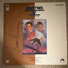 Star Trek IV The Voyage Home LaserDisc Directors' Series Widescreen Shatner Nim