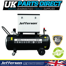 Jefferson 200 Litre 3HP Compressor 230V | SILENT CANOPY | 10 BAR | 2 YEAR WARRAN