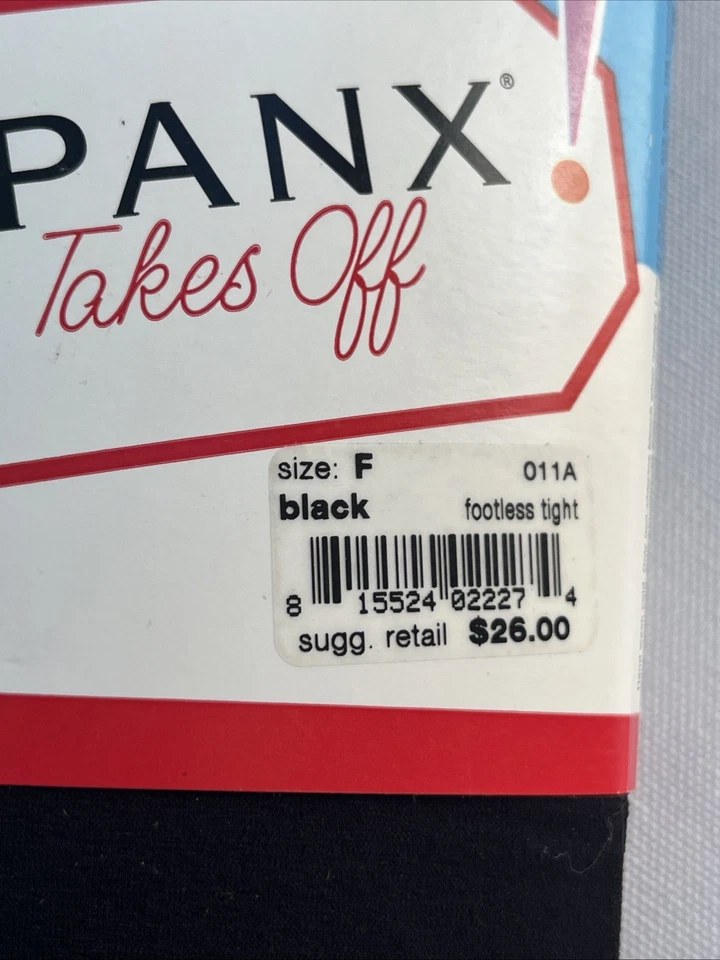 SPANX Takes Off Footless Shaping Tights Black Plus Size F Slimming Shapewear - Image 3 of 3