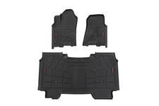 Rough Country Sure-Fit All Weather Floor Mats for Ram 1500 2025 Crew Cab - ...