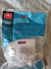 MK 50A 1-WAY PULL CORD SWITCH WHITE WITH NEON  50 AMP SHOWER  PULL CORD CEILING