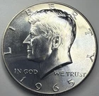 1965 SMS Kennedy Half Dollar Silver I44