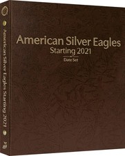 Whitman Prestige™ Coin Album - American Silver Eagles: Starting 2021 Date Set