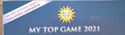 Merkur My Top Game Liste 2021 laminiert 