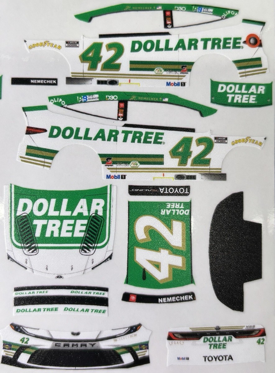 Custom 2026 JH Nemechek #42 Martinsville 1/64 Scale NASCAR Peel