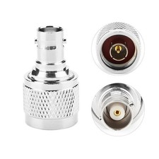 2pcs Type N Male to BNC Female RF Connector Coaxial Adapter Test Converter