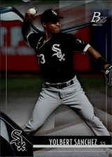 2021 Bowman Platinum Top Prospects #TOP-46 Yolbert Sanchez Chicago White Sox