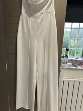 River Island White Jumpsuit Size 6