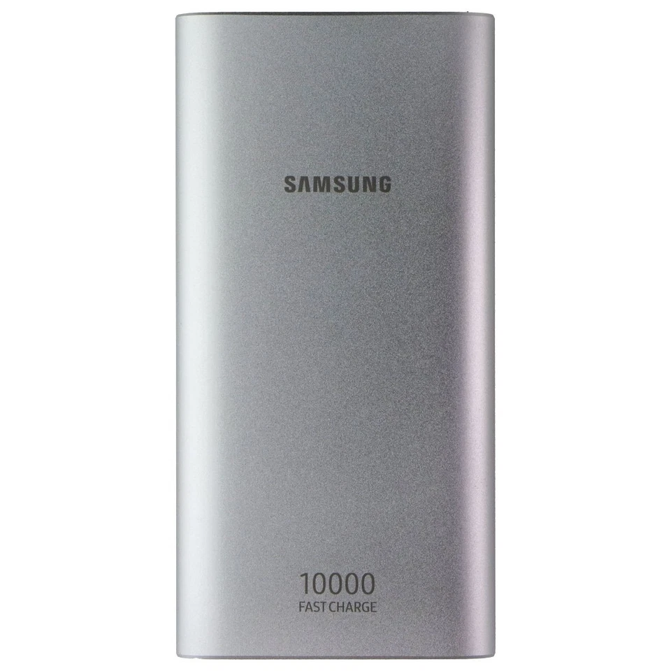 Batería Samsung (10000 mAh) 15W con Cable Micro USB - Plateada (EB-P1100BSE) Foto 2 de 4