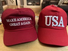 2016 Trump MAGA Make America Great Again Red Trucker Hat Cali Fame PLUS BONUS