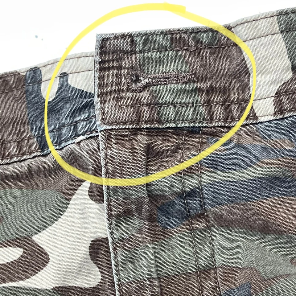 Шорты карго Great Northwest мужские размер 42 зеленый камуфляж повседневные 100% хлопок  - Изображение 3 из 4