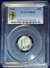 1942 Mercury Dime PCGS PR65 Brilliant Proof!