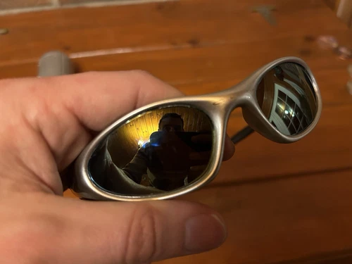 Vintage Oakley Minute Sunglasses W. Original Vault Case - Imagen 5 de 9