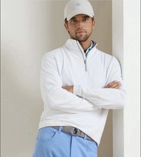 Peter Millar 1/4 Zip Pullover Mens Small Long Sleeve Performance Stretch Golf