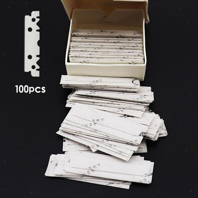 100 X Single Edge Razor Window Scraper  Hochleistungs